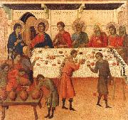 Duccio di Buoninsegna Wedding at Cana china oil painting reproduction